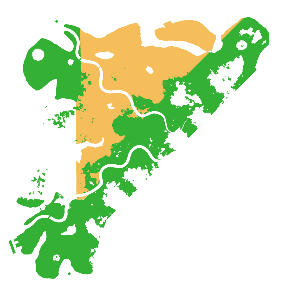 Biome Rust Map: Procedural Map, Size: 4500, Seed: 3347272