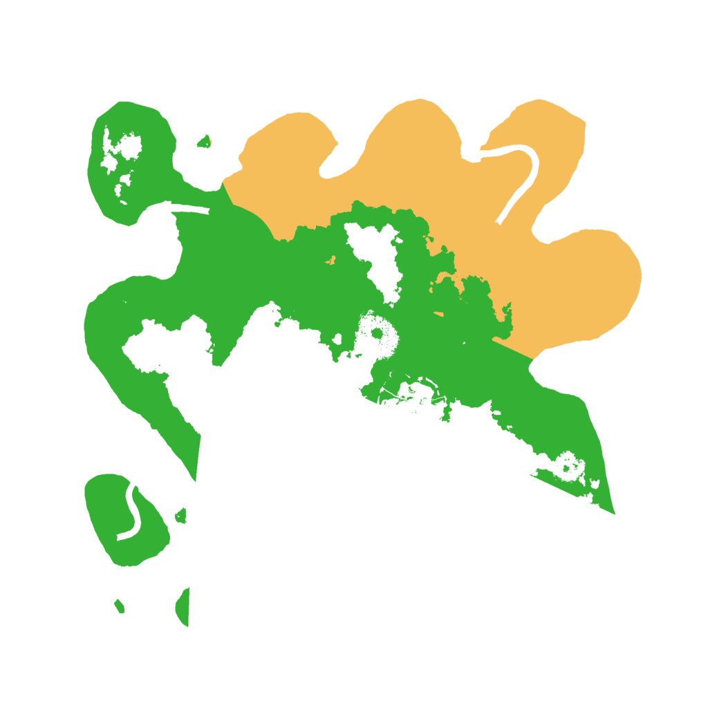 Biome Rust Map: Procedural Map, Size: 2500, Seed: 1855462951