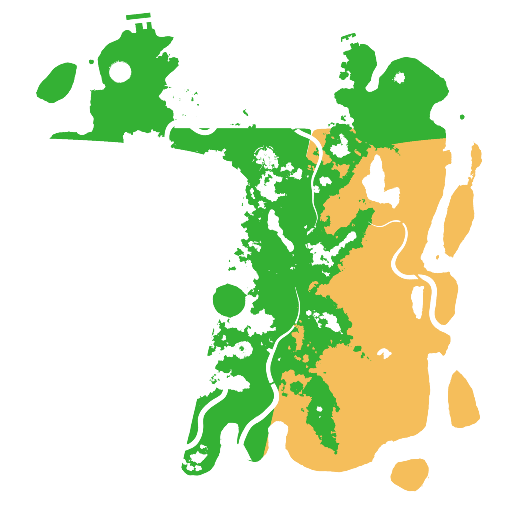 Biome Rust Map: Procedural Map, Size: 4250, Seed: 749437620