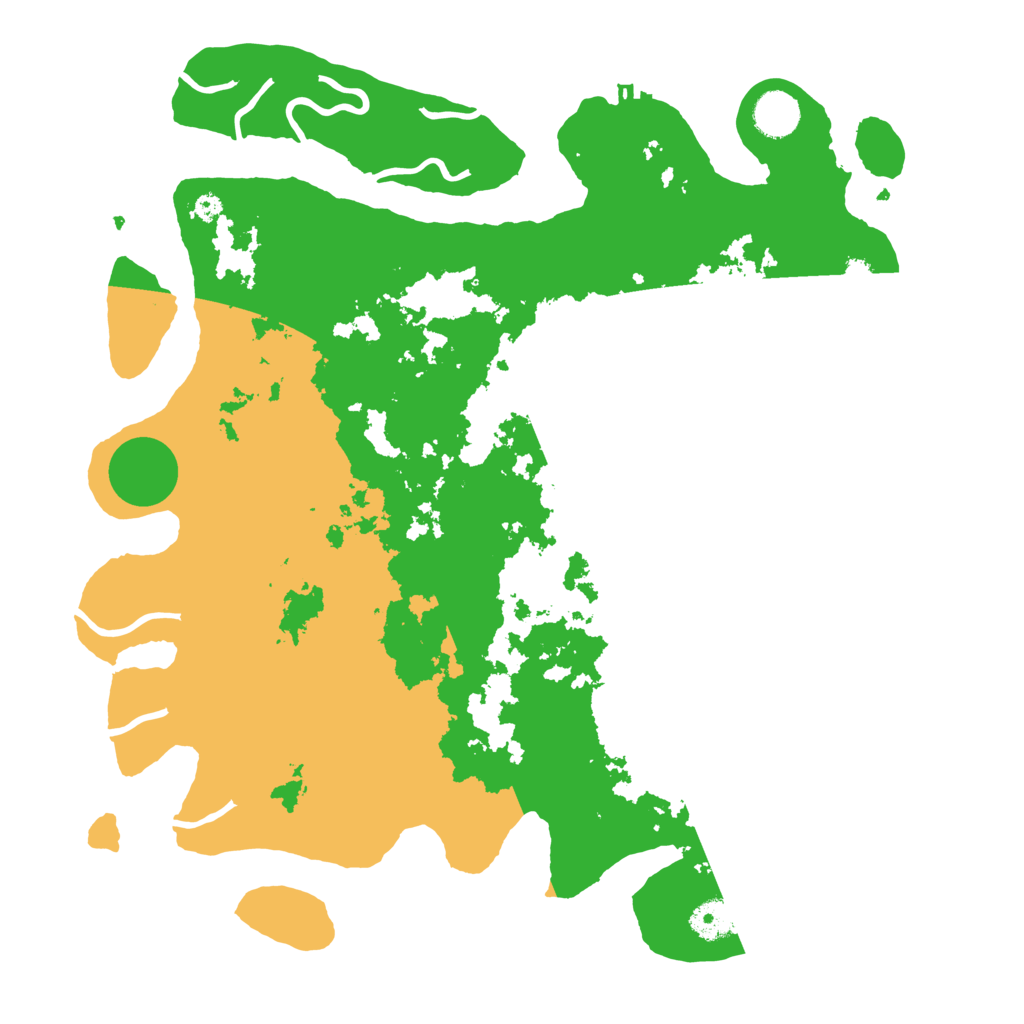 Biome Rust Map: Procedural Map, Size: 3900, Seed: 174516097