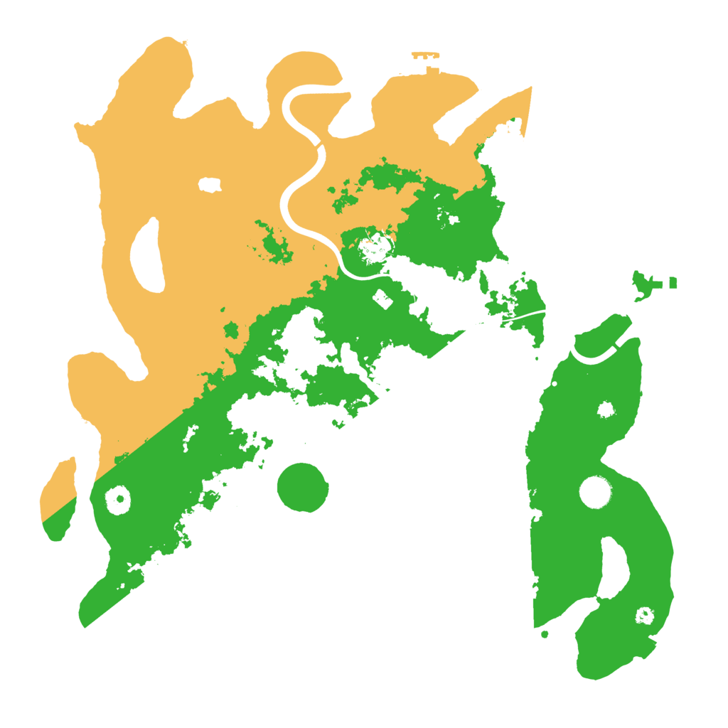 Biome Rust Map: Procedural Map, Size: 4000, Seed: 834432566