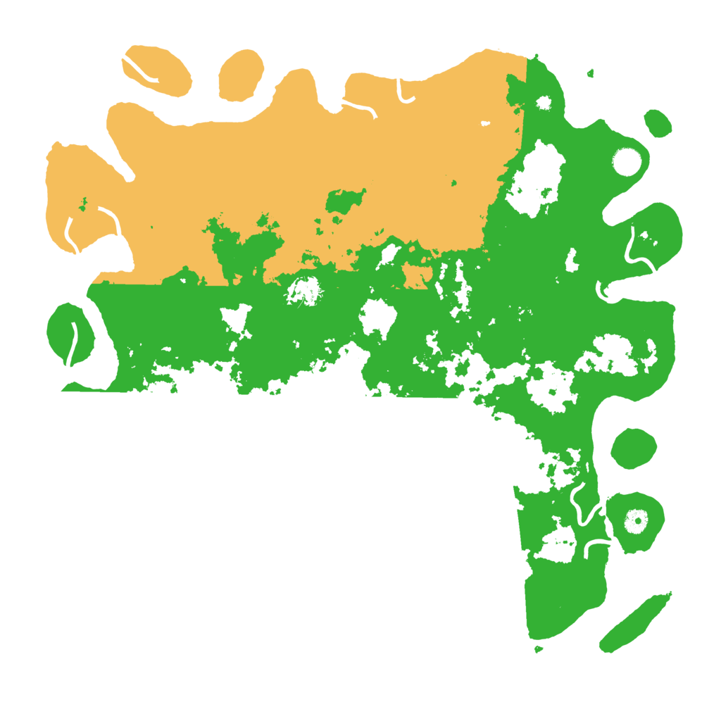 Biome Rust Map: Procedural Map, Size: 4500, Seed: 209117410