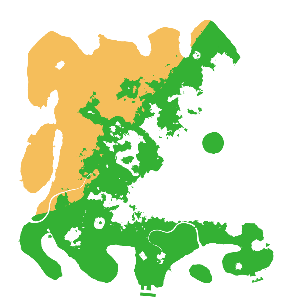 Biome Rust Map: Procedural Map, Size: 4000, Seed: 519281327