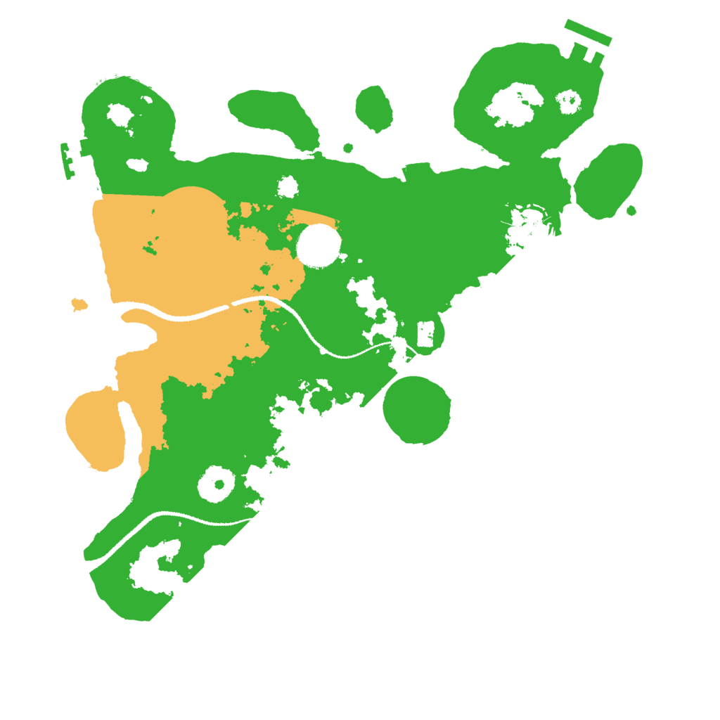 Biome Rust Map: Procedural Map, Size: 3000, Seed: 1080552009