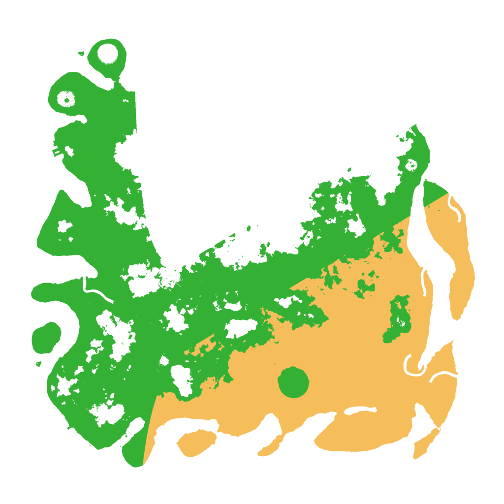 Biome Rust Map: Procedural Map, Size: 4400, Seed: 303