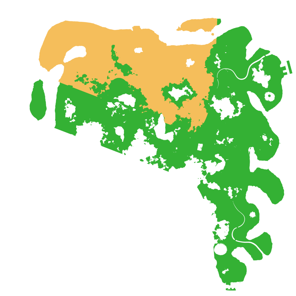 Biome Rust Map: Procedural Map, Size: 4500, Seed: 1943844274