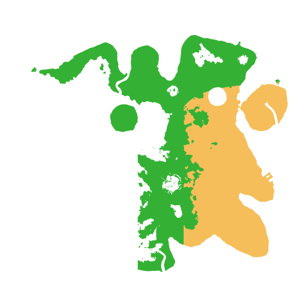 Biome Rust Map: Procedural Map, Size: 3000, Seed: 68277