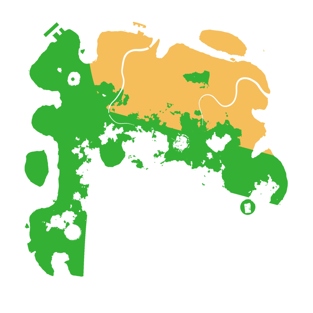 Biome Rust Map: Procedural Map, Size: 3500, Seed: 1011646509