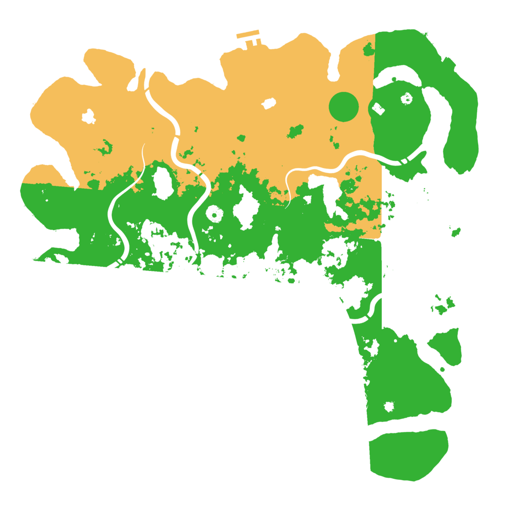Biome Rust Map: Procedural Map, Size: 4500, Seed: 512083028