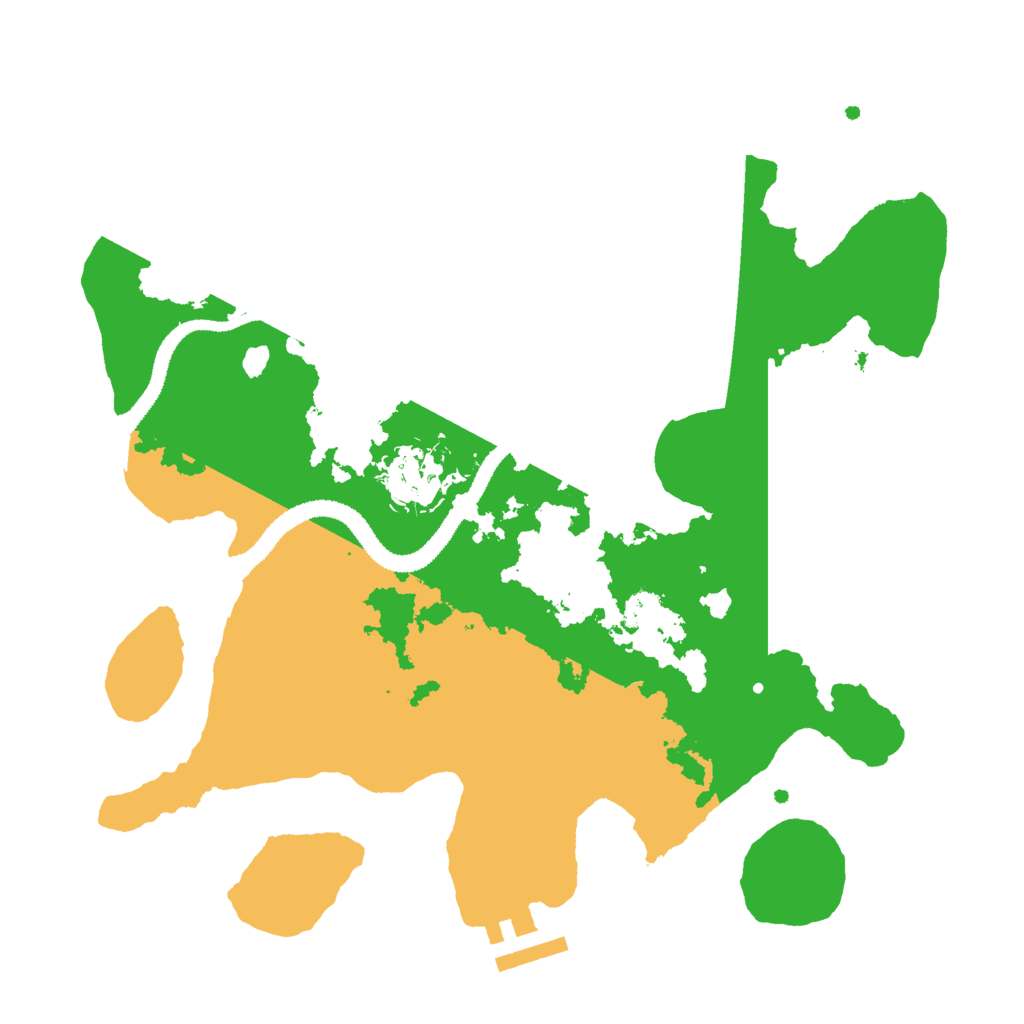 Biome Rust Map: Procedural Map, Size: 2840, Seed: 1235230671