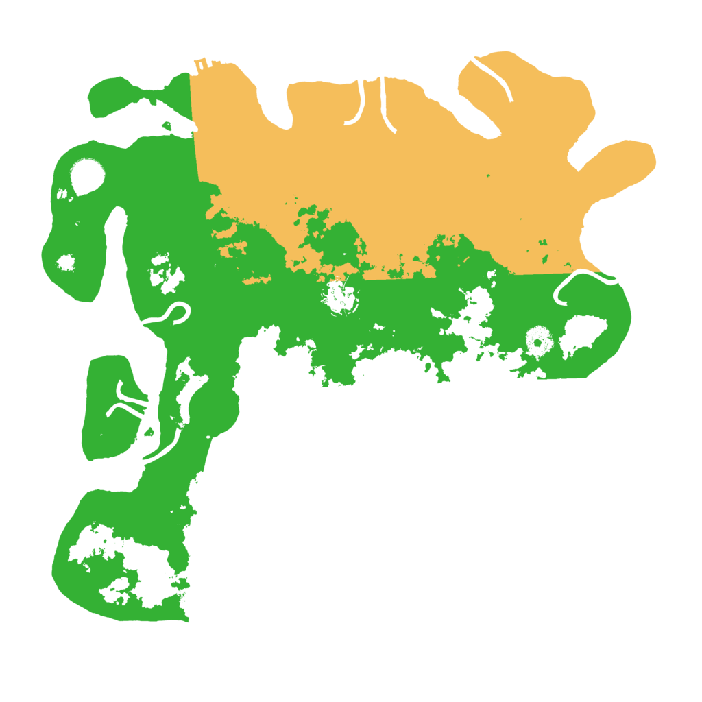 Biome Rust Map: Procedural Map, Size: 3700, Seed: 9929