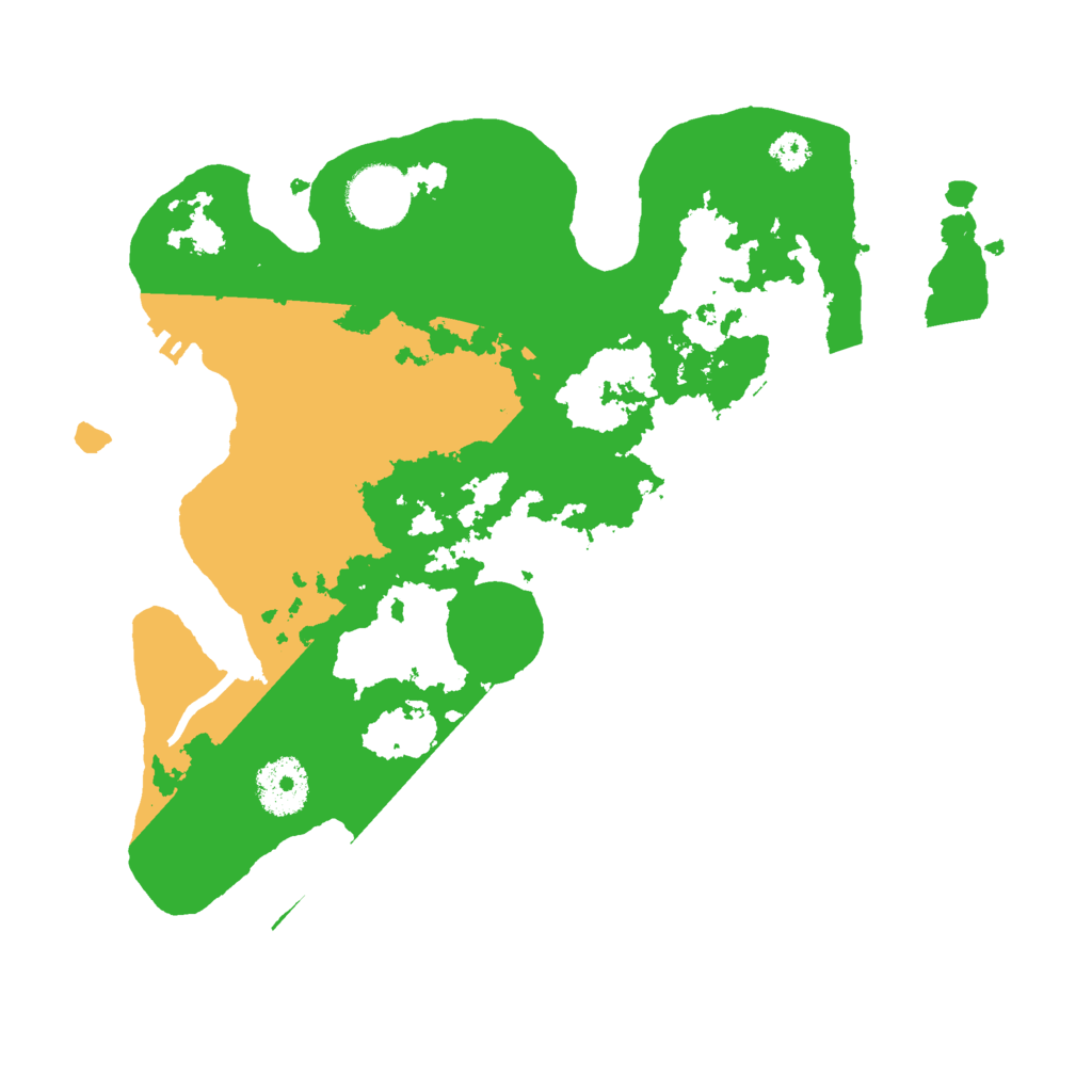 Biome Rust Map: Procedural Map, Size: 3000, Seed: 206