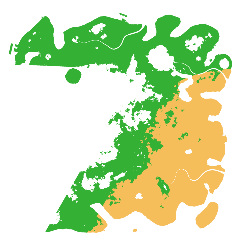 Biome Rust Map: Procedural Map, Size: 4500, Seed: 1275779644