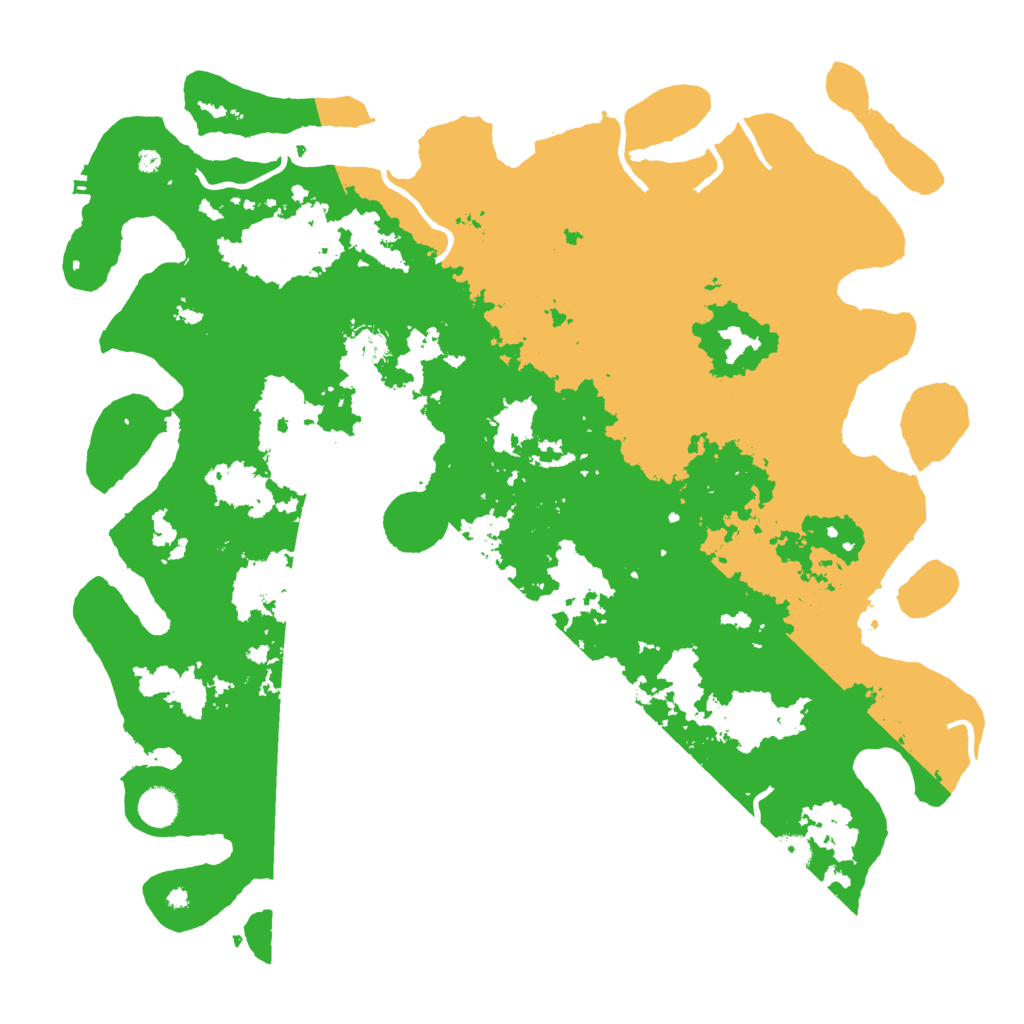 Biome Rust Map: Procedural Map, Size: 4500, Seed: 5227