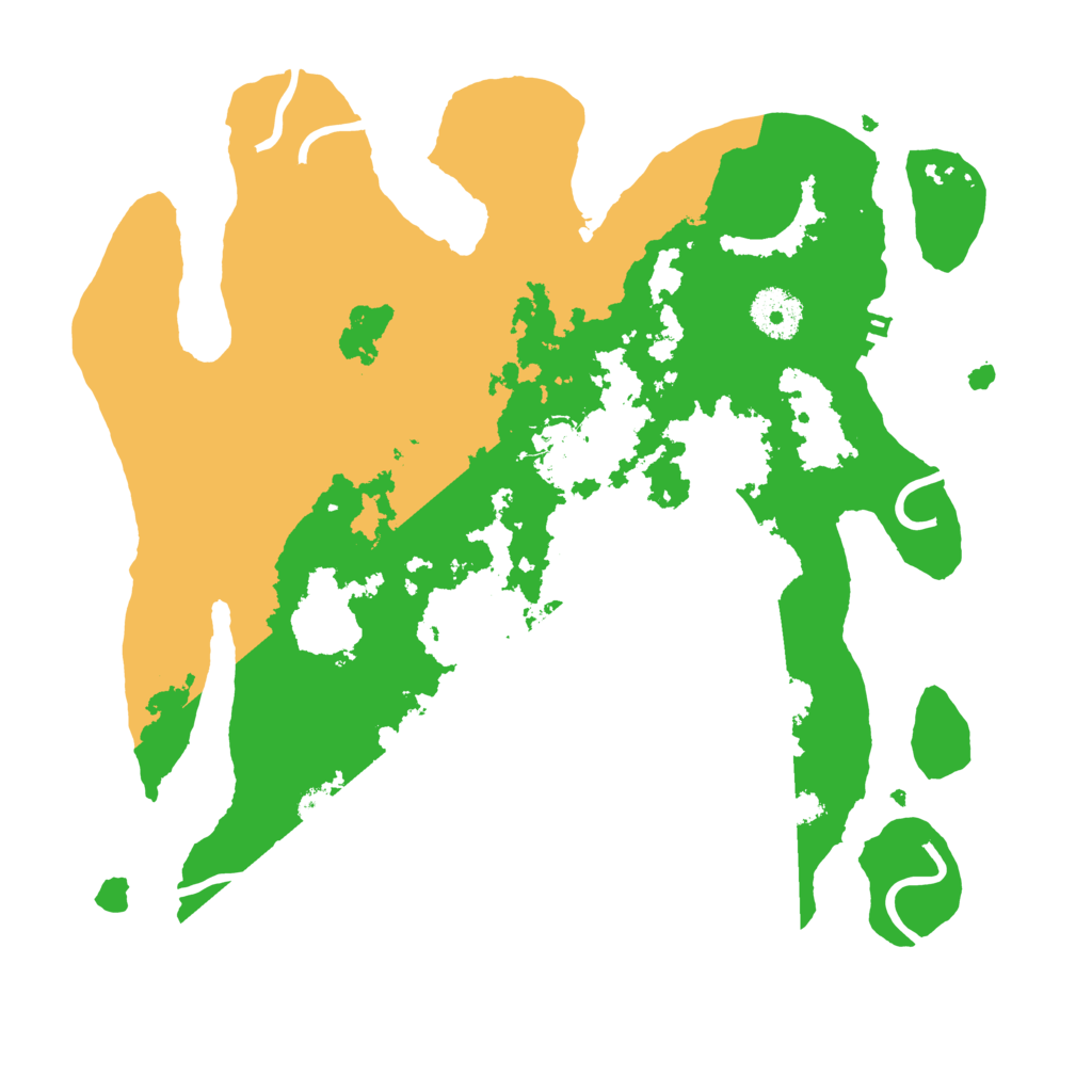 Biome Rust Map: Procedural Map, Size: 3250, Seed: 335112124
