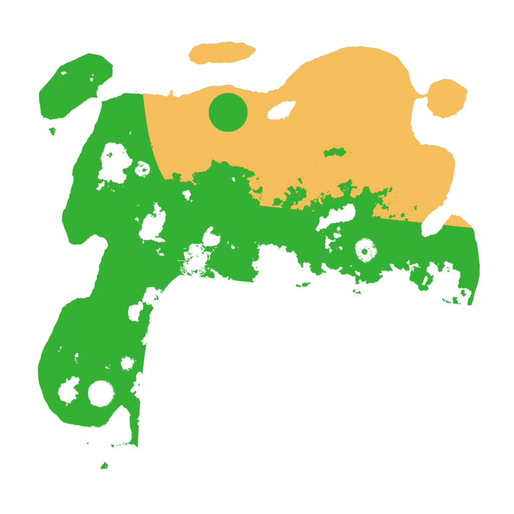 Biome Rust Map: Procedural Map, Size: 3500, Seed: 1234567899