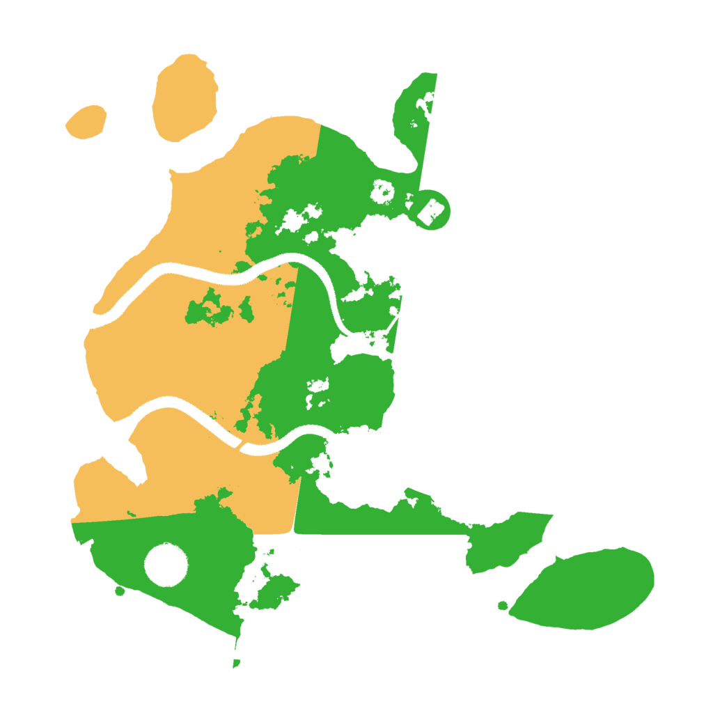 Biome Rust Map: Procedural Map, Size: 3000, Seed: 784981137