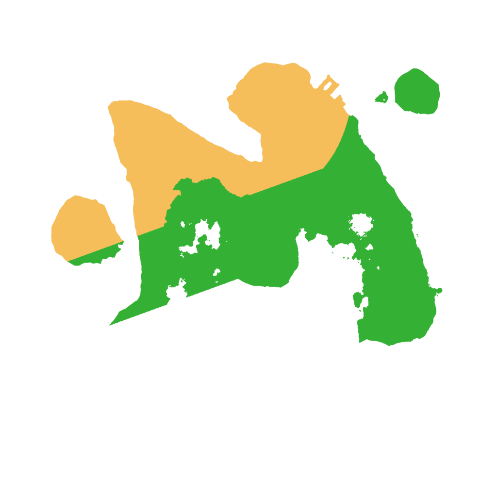 Biome Rust Map: Procedural Map, Size: 2000, Seed: 3033233