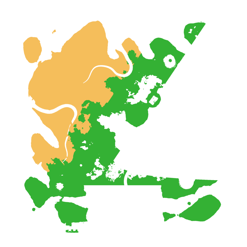Biome Rust Map: Procedural Map, Size: 3000, Seed: 56921