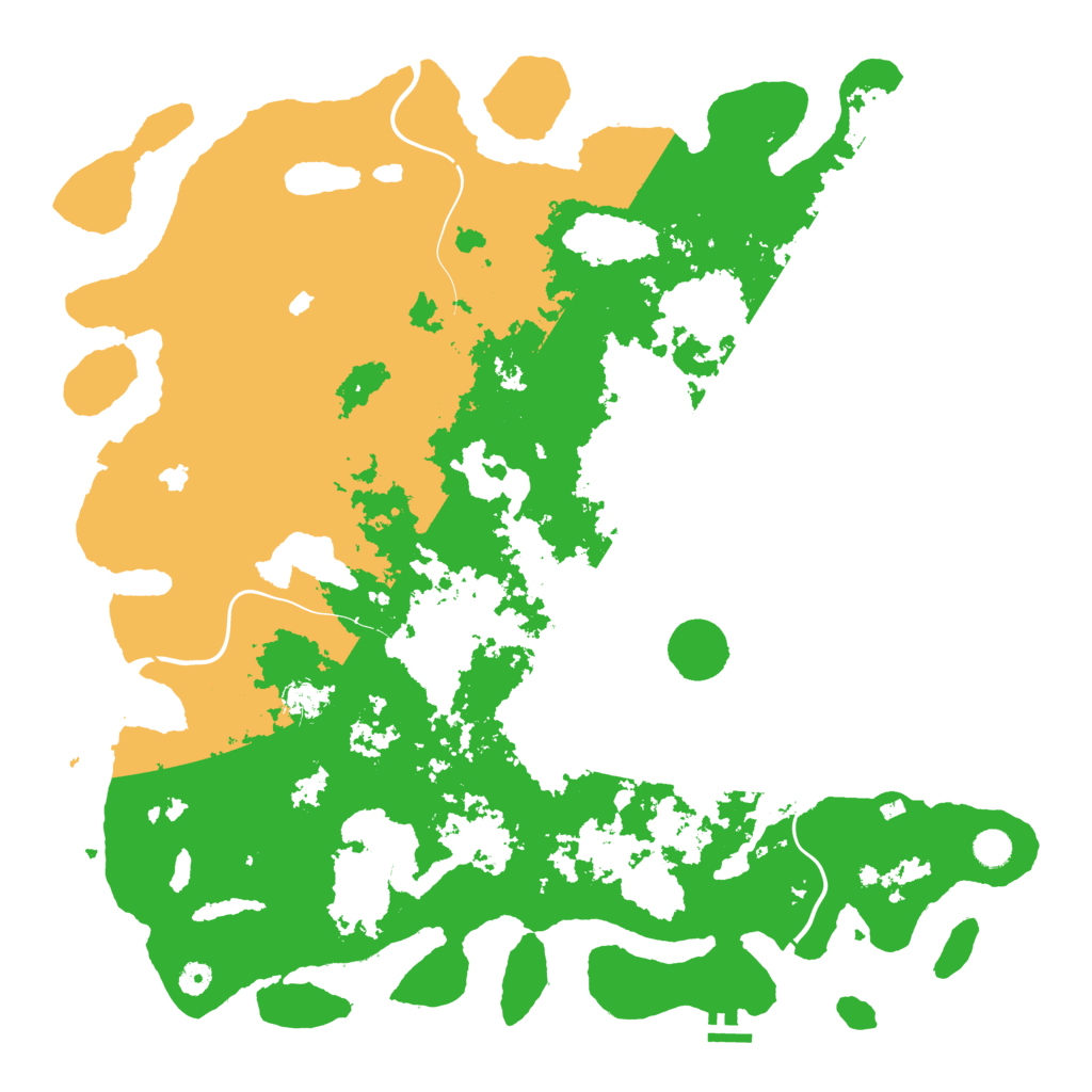 Biome Rust Map: Procedural Map, Size: 5000, Seed: 2133
