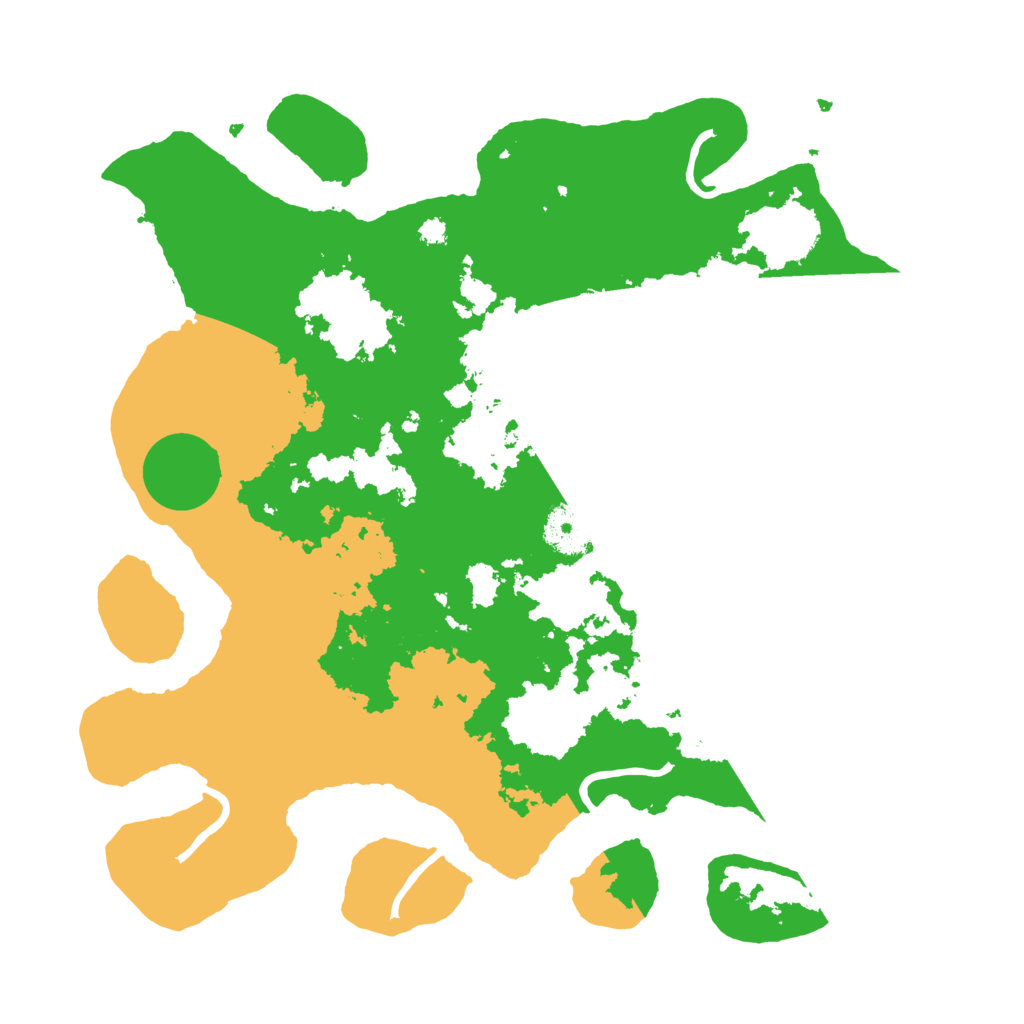 Biome Rust Map: Procedural Map, Size: 3500, Seed: 983885772