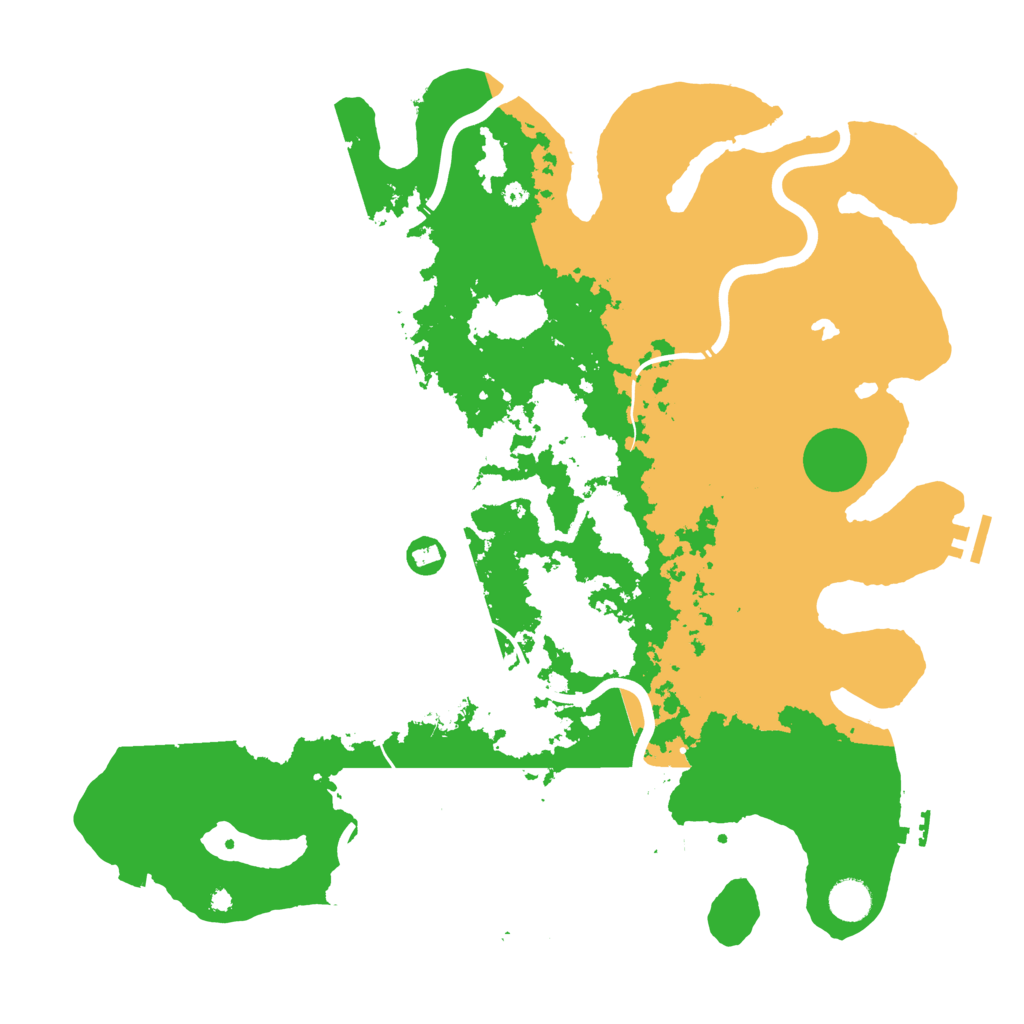 Biome Rust Map: Procedural Map, Size: 4250, Seed: 11221