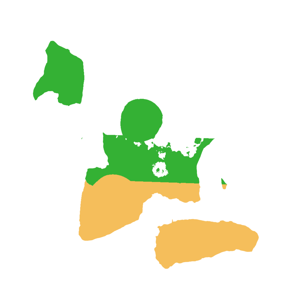 Biome Rust Map: Procedural Map, Size: 2000, Seed: 1515