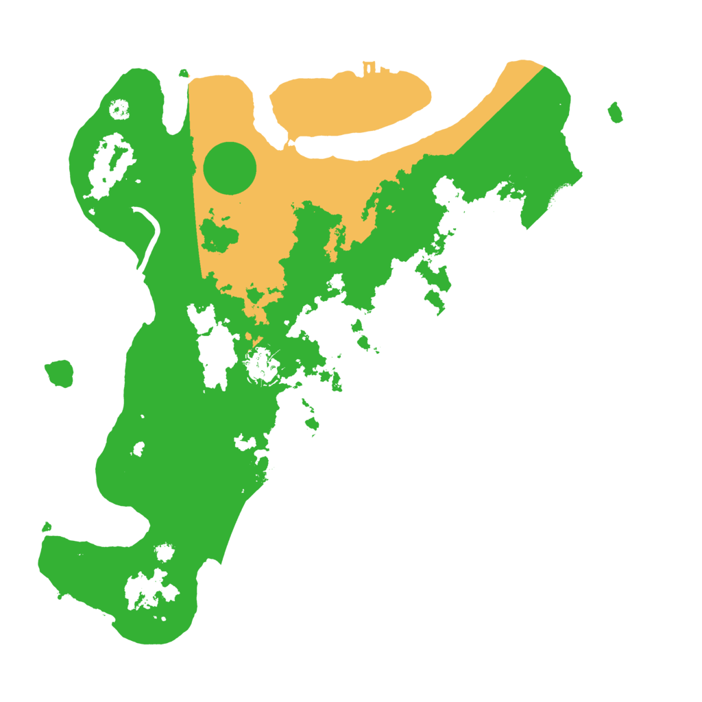 Biome Rust Map: Procedural Map, Size: 3500, Seed: 1980183763