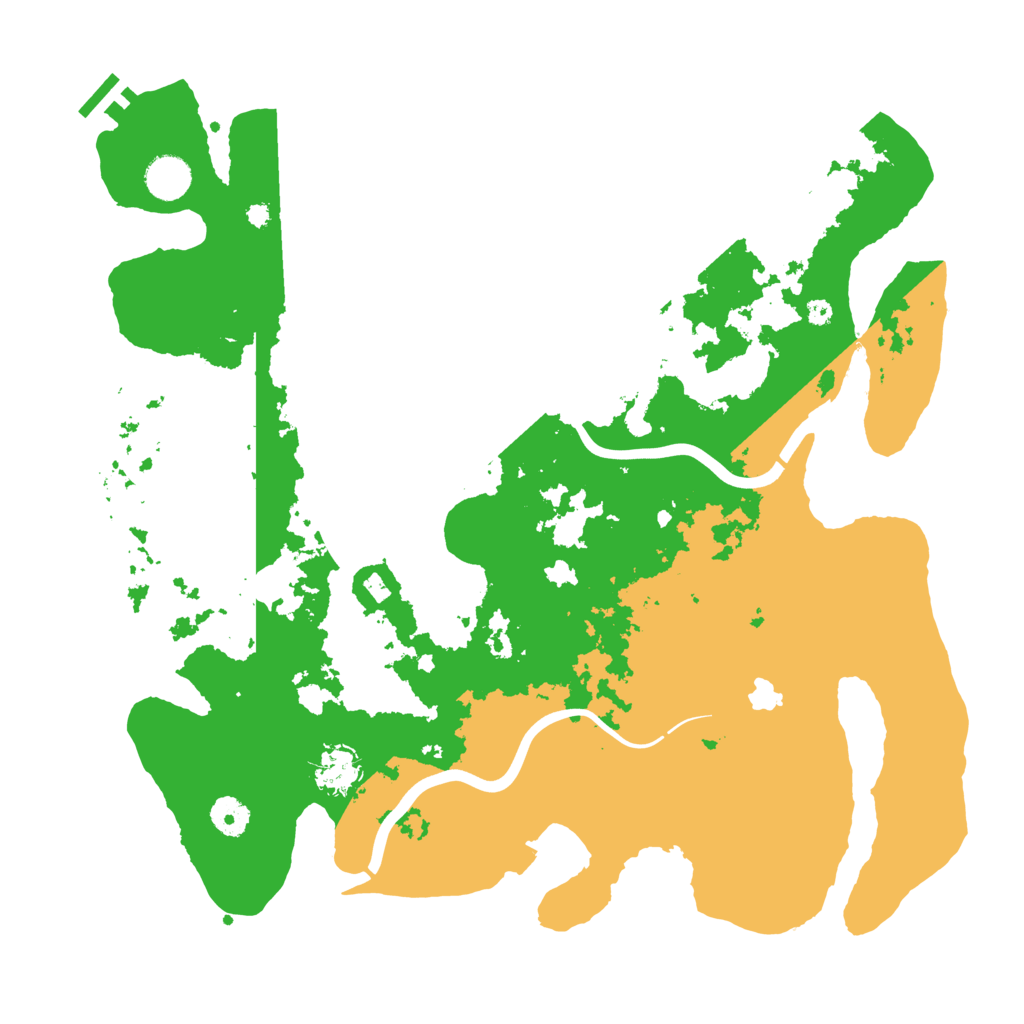 Biome Rust Map: Procedural Map, Size: 4000, Seed: 743778