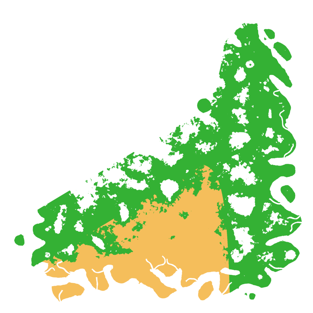 Biome Rust Map: Procedural Map, Size: 6000, Seed: 1347030013