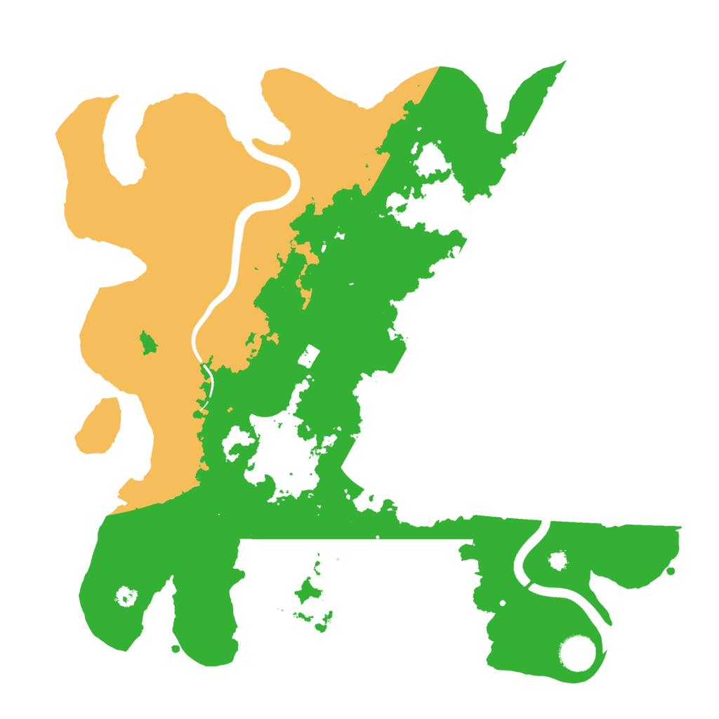 Biome Rust Map: Procedural Map, Size: 3500, Seed: 45465
