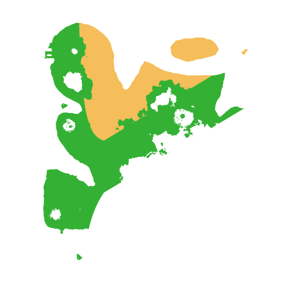 Biome Rust Map: Procedural Map, Size: 2500, Seed: 1616763591