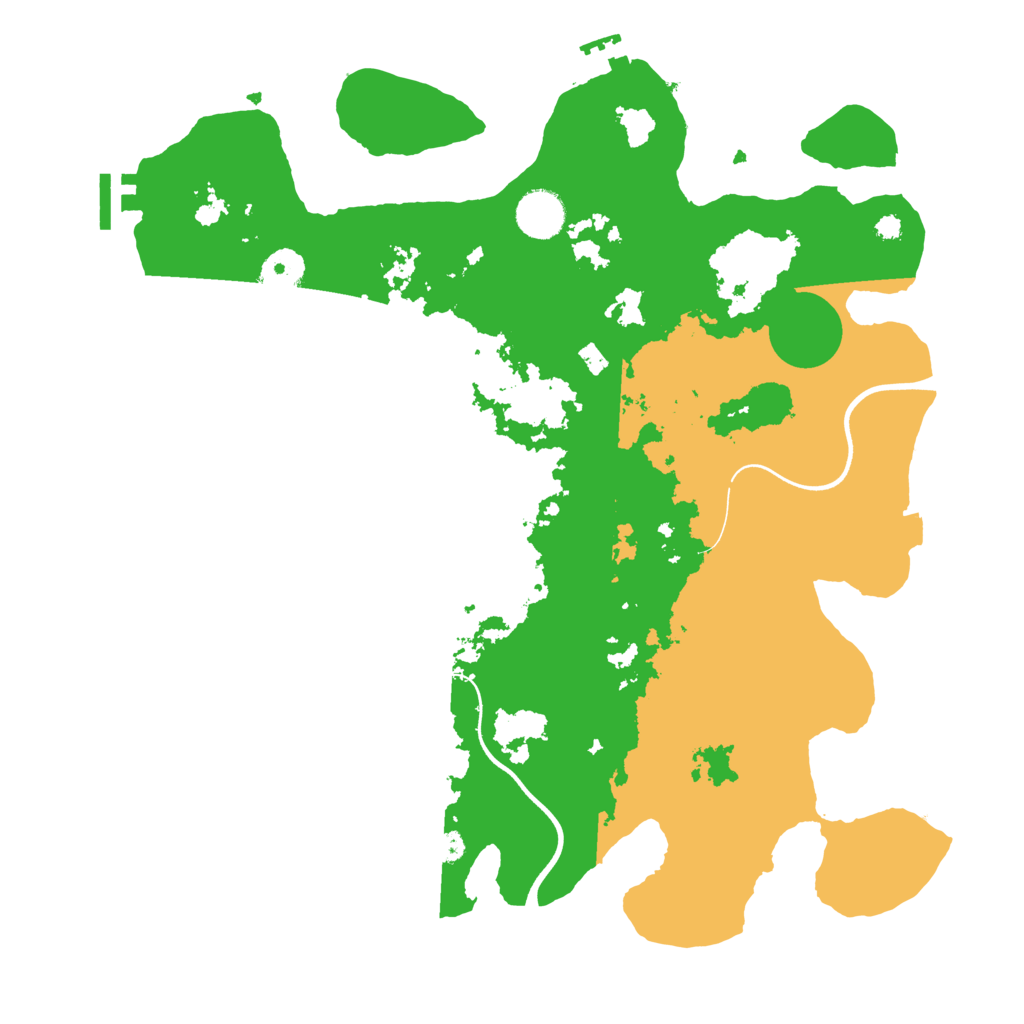 Biome Rust Map: Procedural Map, Size: 3699, Seed: 1969