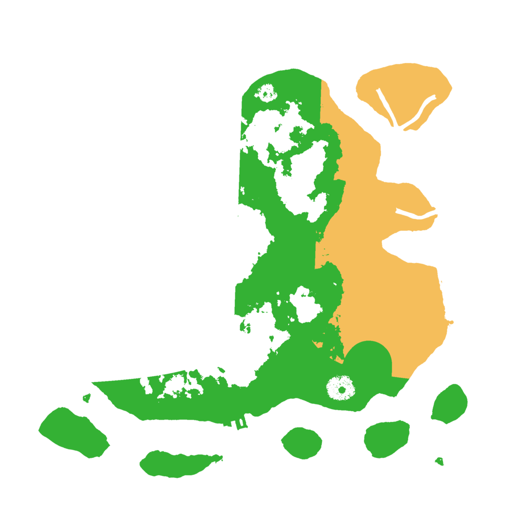 Biome Rust Map: Procedural Map, Size: 3000, Seed: 78410075