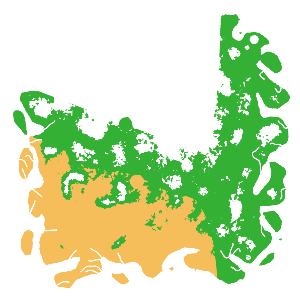 Biome Rust Map: Procedural Map, Size: 6000, Seed: 456789