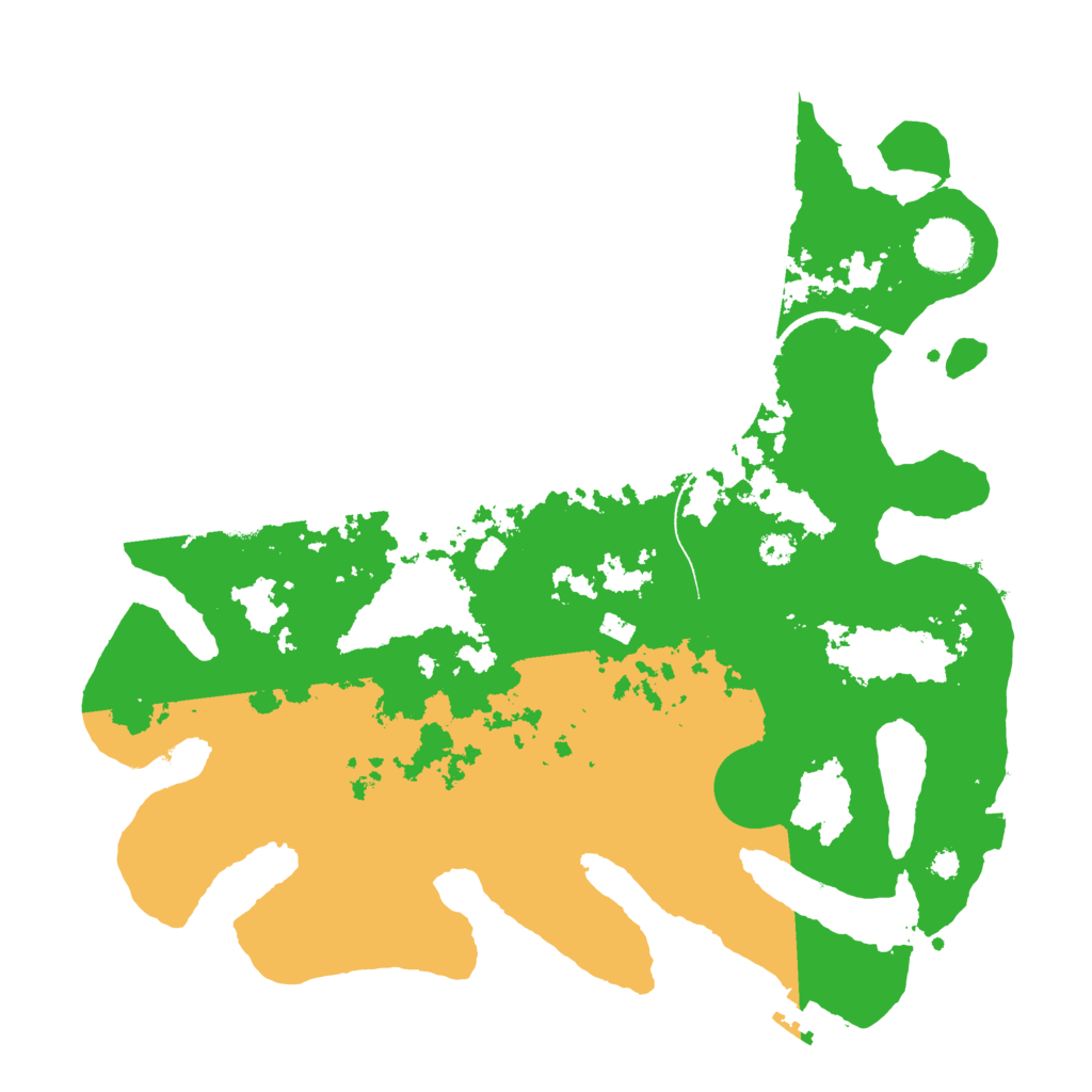 Biome Rust Map: Procedural Map, Size: 3500, Seed: 470873897