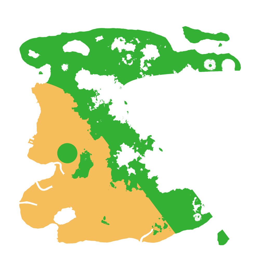 Biome Rust Map: Procedural Map, Size: 3500, Seed: 1570236120