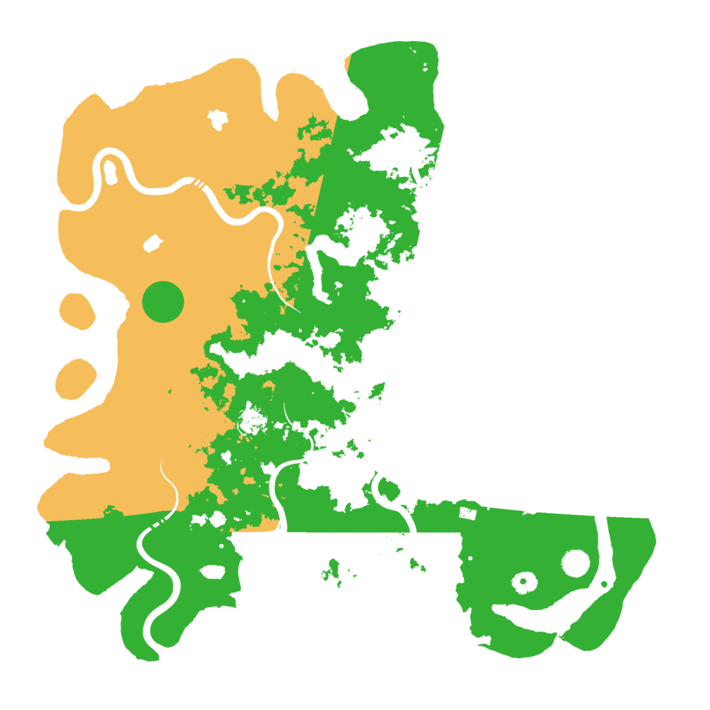 Biome Rust Map: Procedural Map, Size: 4500, Seed: 1793521547