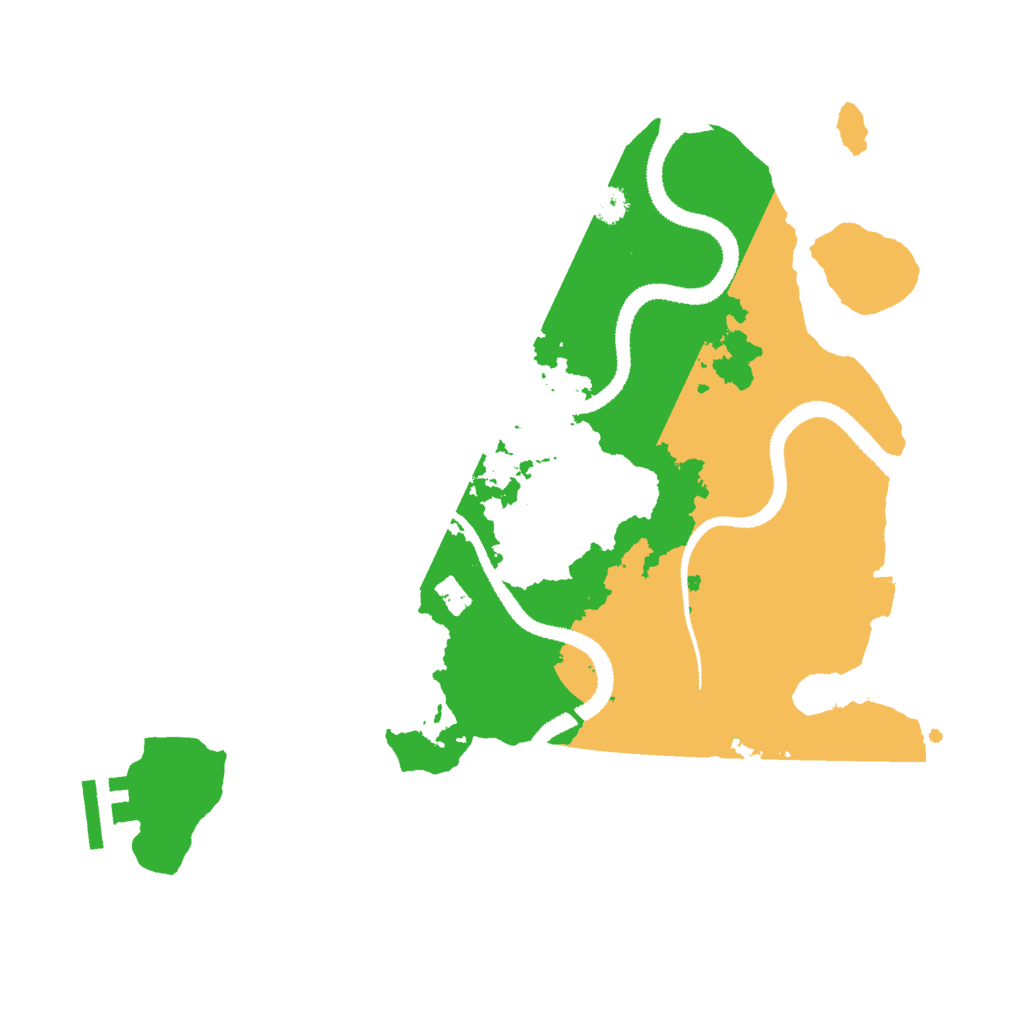 Biome Rust Map: Procedural Map, Size: 3000, Seed: 87692