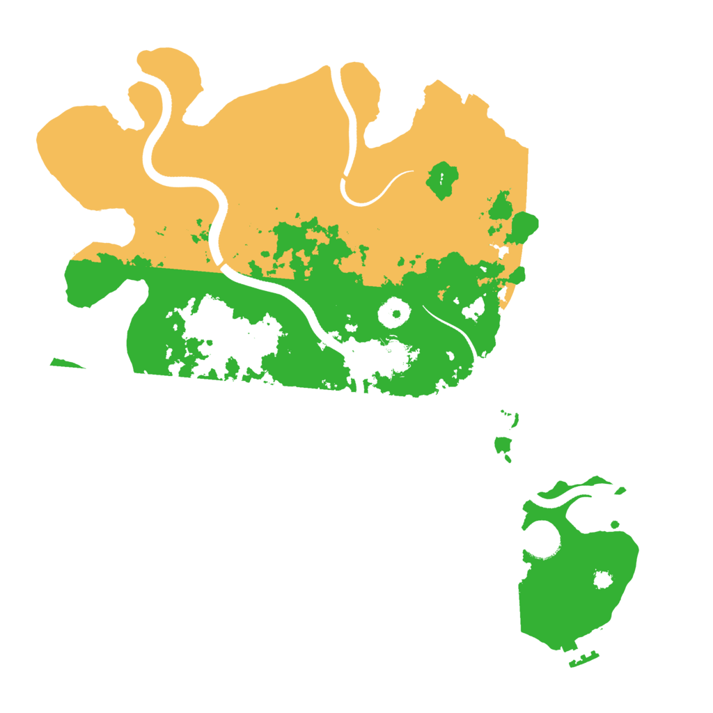 Biome Rust Map: Procedural Map, Size: 3500, Seed: 512083028