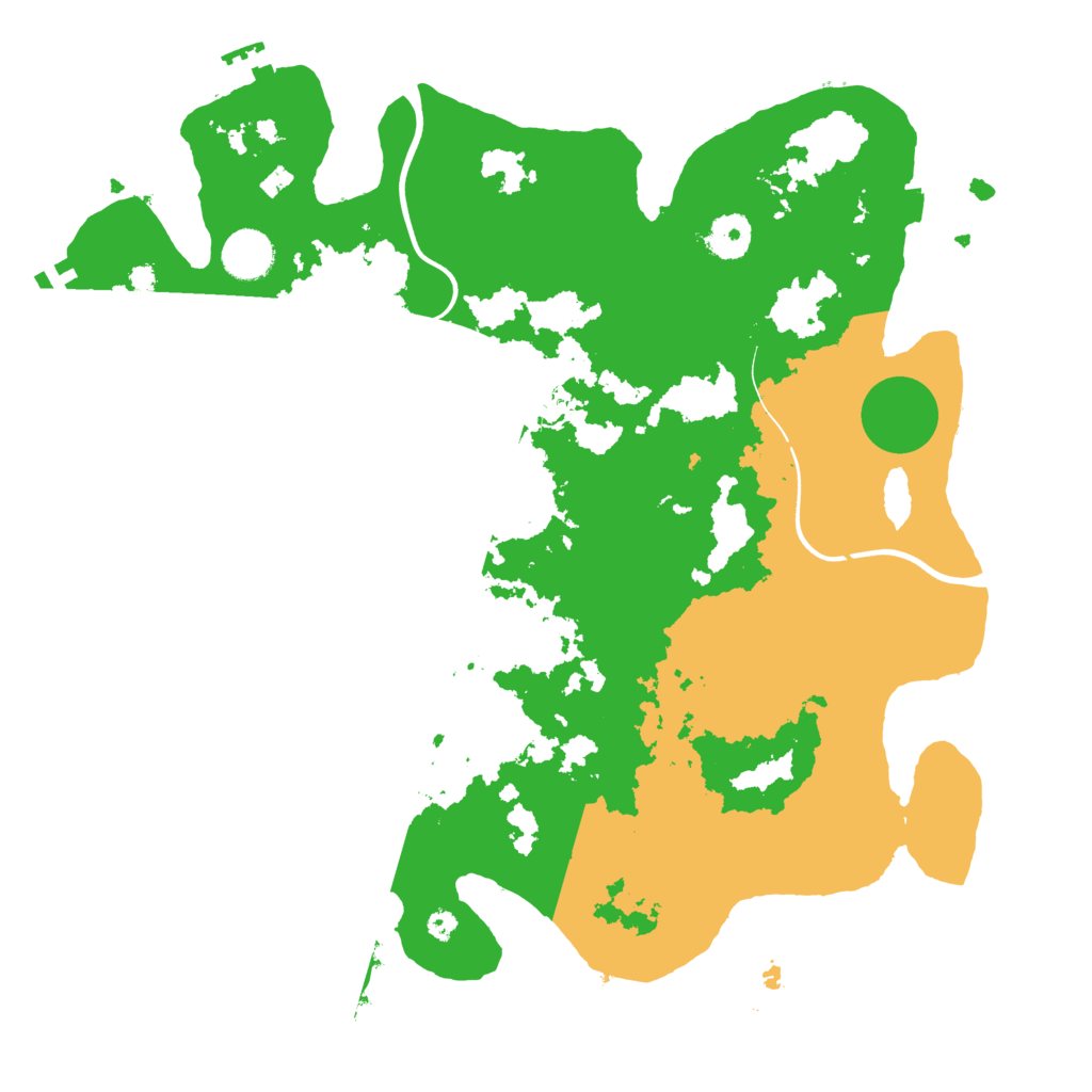 Biome Rust Map: Procedural Map, Size: 3750, Seed: 2035943280