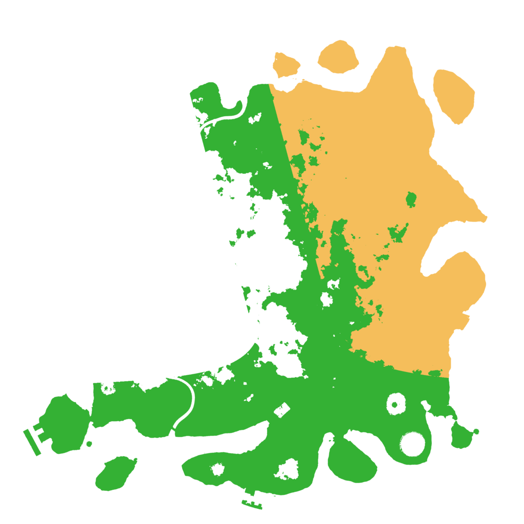Biome Rust Map: Procedural Map, Size: 3750, Seed: 68774
