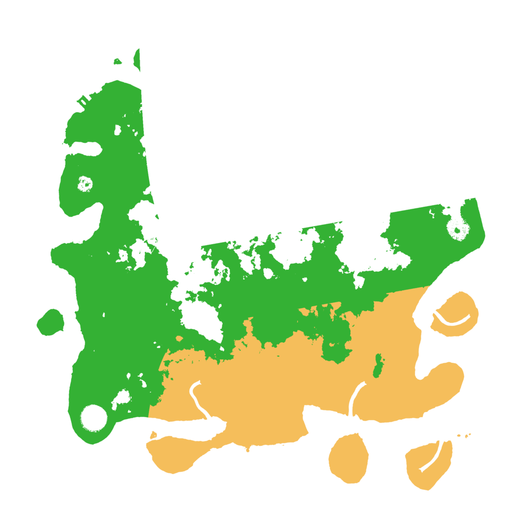 Biome Rust Map: Procedural Map, Size: 3501, Seed: 15102022