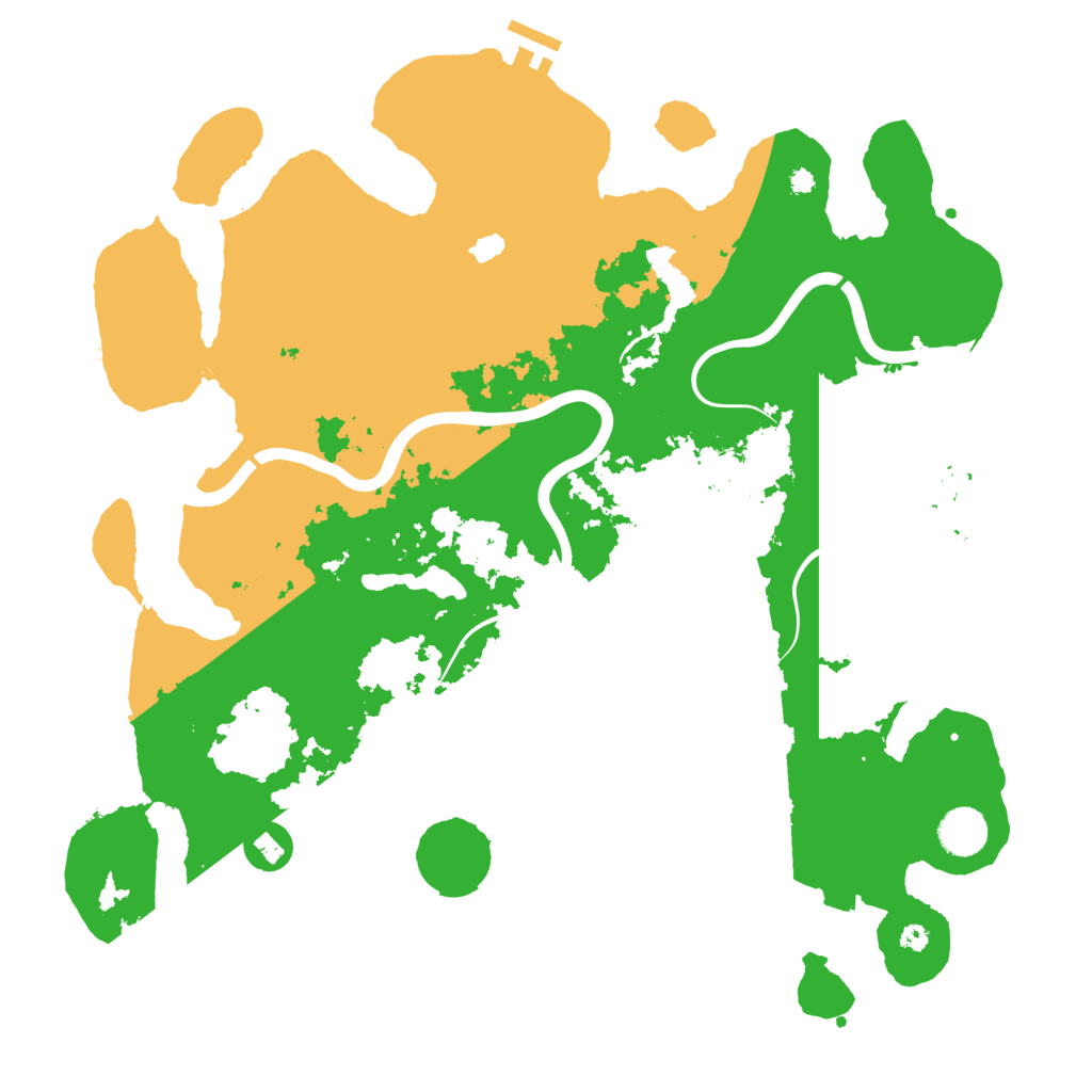 Biome Rust Map: Procedural Map, Size: 4000, Seed: 98657976