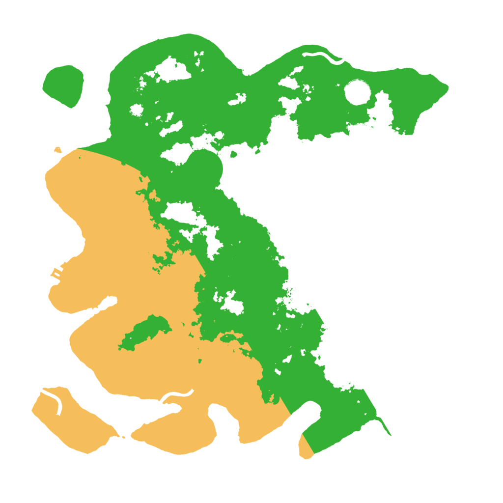 Biome Rust Map: Procedural Map, Size: 3500, Seed: 1519024764