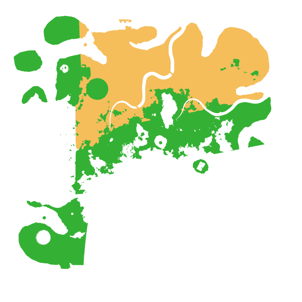 Biome Rust Map: Procedural Map, Size: 3700, Seed: 923948