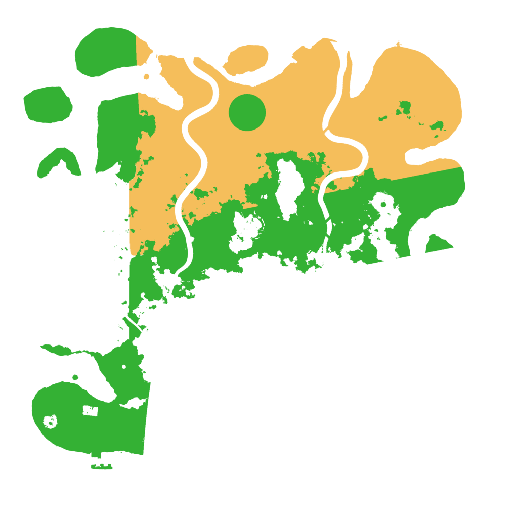 Biome Rust Map: Procedural Map, Size: 3700, Seed: 923948