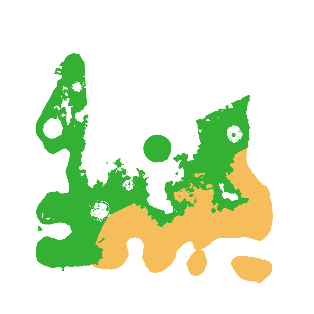 Biome Rust Map: Procedural Map, Size: 3000, Seed: 50008