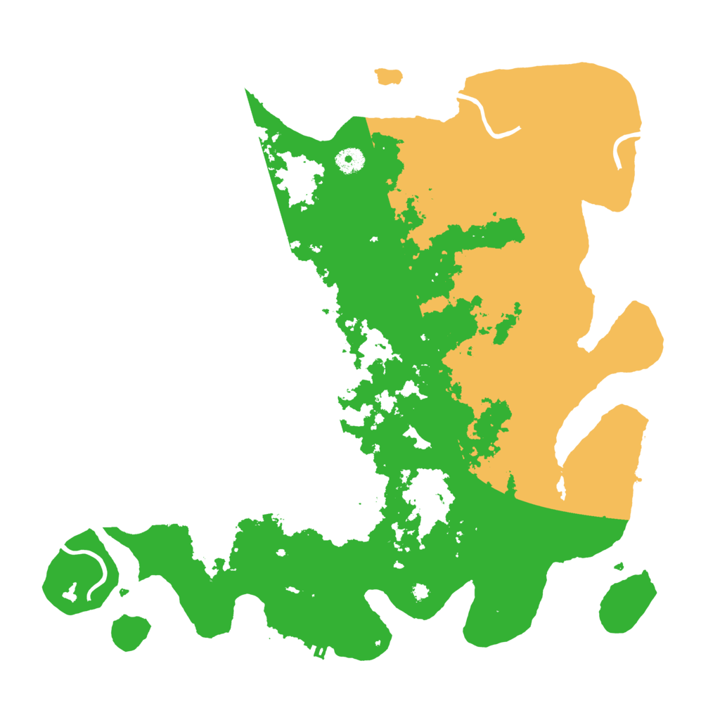 Biome Rust Map: Procedural Map, Size: 4000, Seed: 661541473