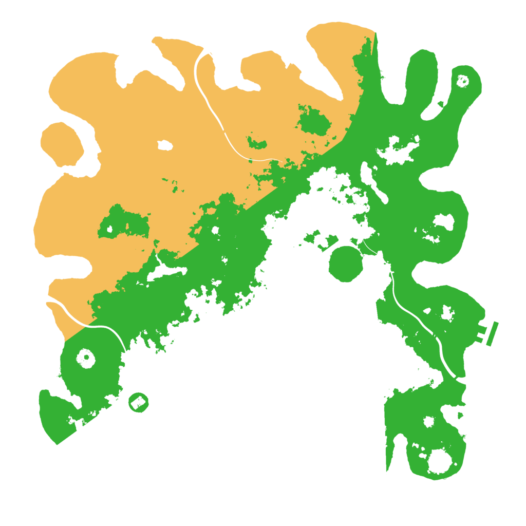 Biome Rust Map: Procedural Map, Size: 4250, Seed: 6731